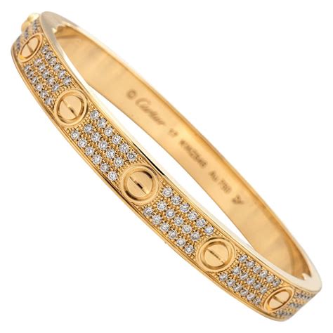 cartier love bracelet 750 17 ip 6688|cartier love bracelet serial numbers.